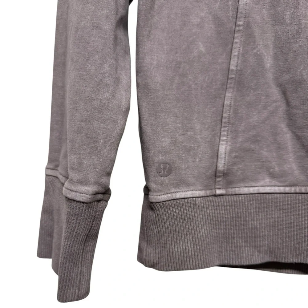 LULULEMON Scuba Crew Washed Lunar Rock 4 - Picture 10 of 11